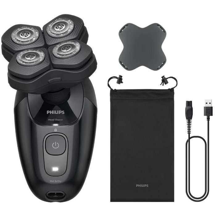 Philips Head Shaver Pro 5000 Series HS5980/15 Negro Philips Head Shaver Pro 5000 Series HS5980/15 Negro